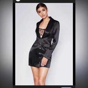 Meshki Black Mini Dress